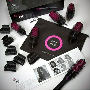 Pro Blo Curl Me detachable handle with ceramic barrels Hair Styling Set